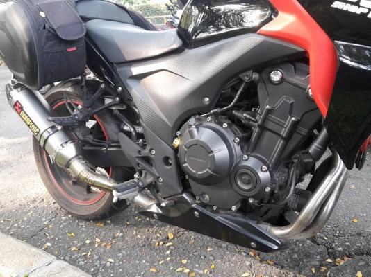 ขายครับ! CB500F สีดำ 135000 ปี 2013 เคลือบแก้ว พร้อมของแต่งรอบคัน