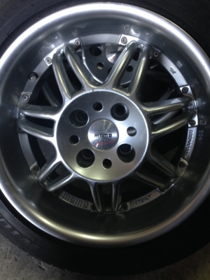 ล้อแม็คMOMO 4รู100ขอบ15" ล้อแม็คMOMO 4รู100ขอบ15"