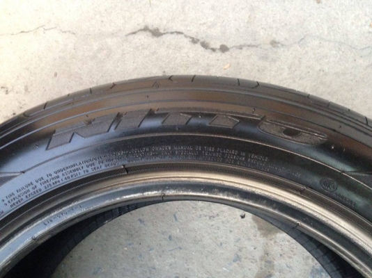 ยาง NITTO 205-55-16 ปี 13 1 เส้น ปี 12 3 เส้น ครบชุด 4 เส้น 3000 ไม่ควรพลาด สภาพสวยๆไม่มีปะไม่บวมดอกยางเหลือเยอะเอาไปวิ่งกันใด้อีกยาวค่ะ