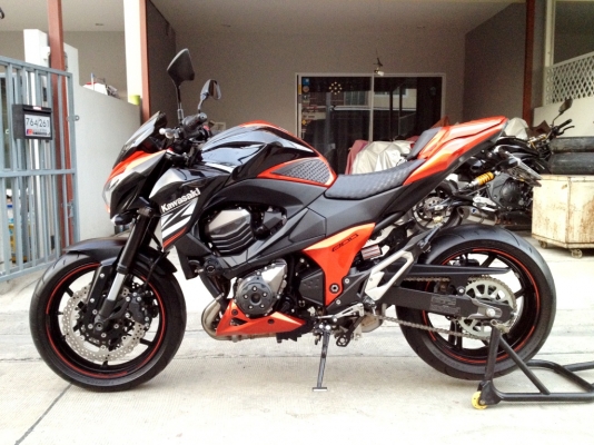 (สด-ผ่อน) ขาย Kawasaki Z800 ปี2014 สภาพดี ไม่ล้ม ไม่แปะ ไม่ชน ราคา295000บาท