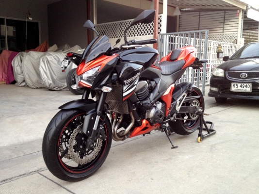 (สด-ผ่อน) ขาย Kawasaki Z800 ปี2014 สภาพดี ไม่ล้ม ไม่แปะ ไม่ชน ราคา295000บาท