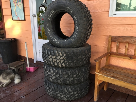 ขายยางสภาพพร้อมใช้(ขอขายแค่6,500บาทไม่อยากเก็บไว้แกะกะบ้าน)