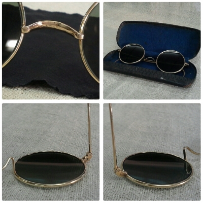 อภิแว่นตาวินเทจแฮนด์เมดโกลด์ฟิลด์  AO American Optical USA 10K