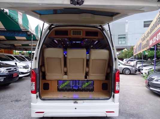 โทร 0922726669 คุณตันหยงรถตู้เบสมือสองฝั่งธน รถตู้ดีเซลล์ปี 2013 แต่งเต็มๆ แอร์บัส ราคา 1059000 บาท