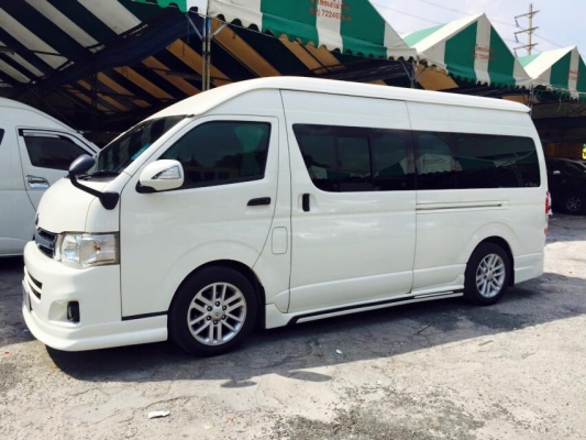 โทร 0922726669 คุณตันหยงรถตู้เบสมือสองฝั่งธน รถตู้ดีเซลล์ปี 2013 แต่งเต็มๆ แอร์บัส ราคา 1059000 บาท