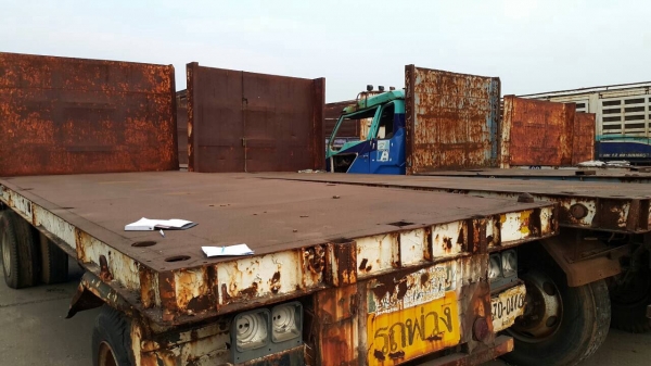 ลูกพ่วงพื้นเรียบ ยาว6.40เมตร ขายตามสภาพ