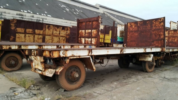 ลูกพ่วงพื้นเรียบ ยาว6.40เมตร ขายตามสภาพ