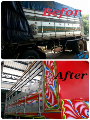 ขายลูกพ่วง 2เพลา ดั้มได้ ยาว6.0เมตร เบรคใหญ่ กระบะปรีเนียม อู่ซุ่นชัย ...