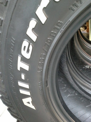 BF All USA. 265/70/16 ปลายปี10 สวยๆ 1ชุด