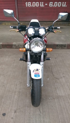 ขายคับ HONDA CB400 ปี98เวอร์ชั่นSไมล์แดง สีสวย ท่อแต่ง แฮนด์บาร์ กันล้ม อินวอยส์ สรรพสามิตร ราคา 69500 บาท ส่งได้ทั่วไทยคับ สนใจติดต่อ 081-0578282 FACEBOOK ชาญณรงค์ ป๊อป ชัยอมฤต ไอดีไลน์ POPBIGBIKESAKON คับ สนใจรถสวย ถูก ดี ต้อง POP BIGBIKE SAKONNAKHON คล