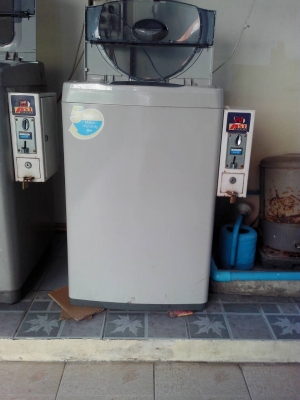 เครื่องซักผ้าหยอดเหรียญ 6.5 กิโล ราคาถูก