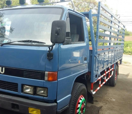 หกล้อ อีซูซุ NPR115ช่วงล่างใหญ่ Fหน้าFหลัง ยาง8.25 ยาว5ม สภาพดีเดิมบางสวยพร้อมใช้ ทะเบียนพร้อมโอน