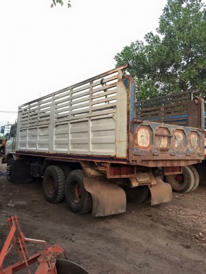 ขายHino 195 แรง. 2เพลาดั้ม. สโลอินเตอ ยางเตม. เครื่องดีคลัทชีสวย