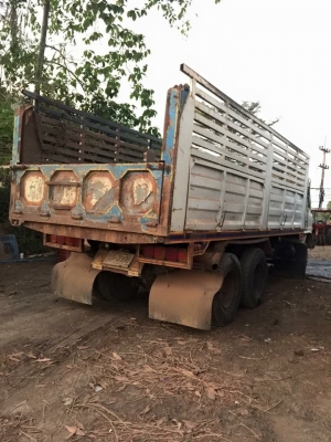 ขายHino 195 แรง. 2เพลาดั้ม. สโลอินเตอ ยางเตม. เครื่องดีคลัทชีสวย