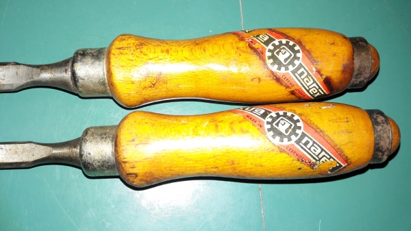 ขายสิ่วนาแร็กขนาด1/2",3/8"narex Made in Czechoslovakia.