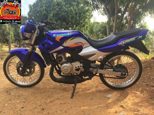 วุฒิ นนบุรี คาวาซากิ วิกเตอร์ 150cc. ทะเบียนพร้อมโอนรถพร้อมใช้คับ