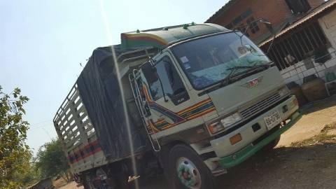 ขายดาวน์รถบรรทุก 10 ล้อคอกรั้วเหล็ก HINO FL3H 195 แรงม้า กระจกไฟฟ้า ขายดาวน์ 200000