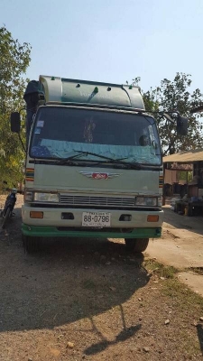 ขายดาวน์รถบรรทุก 10 ล้อคอกรั้วเหล็ก HINO FL3H 195 แรงม้า กระจกไฟฟ้า ขายดาวน์ 200000
