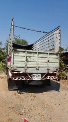 ขายดาวน์รถบรรทุก 10 ล้อคอกรั้วเหล็ก HINO FL3H 195 แรงม้า กระจกไฟฟ้า ขายดาวน์ 200000