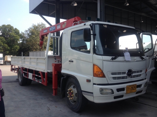 ขาย HINO MEGA FG 6 ล้อ เครน 5 ตัน บูม 6 เหลี่ยม 3 ปลอก ขาเหลี่ยม ขาย HINO MEGA FG 6 ล้อ เครน 5 ตัน บูม 6 เหลี่ยม 3 ปลอก ขาเหลี่ยม