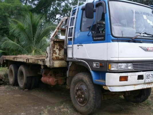 สิบล้อ ฮีโน่ KT725 EH700 สโลส2เพา เทนเลอร์บรรทุก แม็คโค 200 สภาพพร้อมใช้ เล่มทะเบียนพร้อมโอน