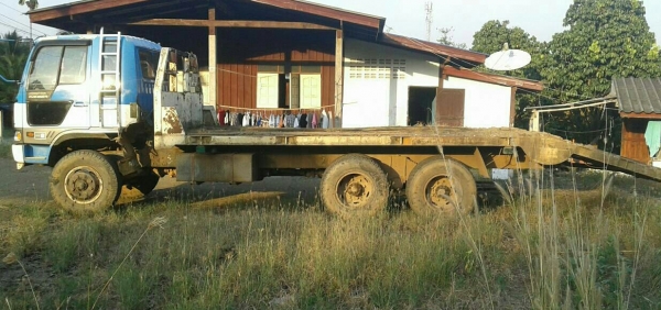 สิบล้อ ฮีโน่ KT725 EH700 สโลส2เพา เทนเลอร์บรรทุก แม็คโค 200 สภาพพร้อมใช้ เล่มทะเบียนพร้อมโอน