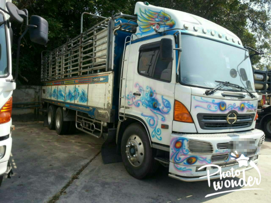 ขายรถ 10 ล้อ / HINO เมก้า / FL1J รถล่อง 1 เพลา 212 แรงเทอร์โบอินเตอร์ ยาว 7.50 เมตร