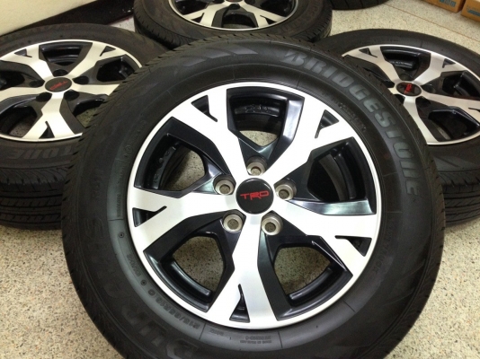 TRD ขอบ16  5รู114 พร้อมยางใหม่ๆ