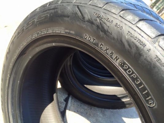 ยาง\% 195/55/15 Nitto.nt555 ปี11 ชุด4เส้น ขาย2,400.฿