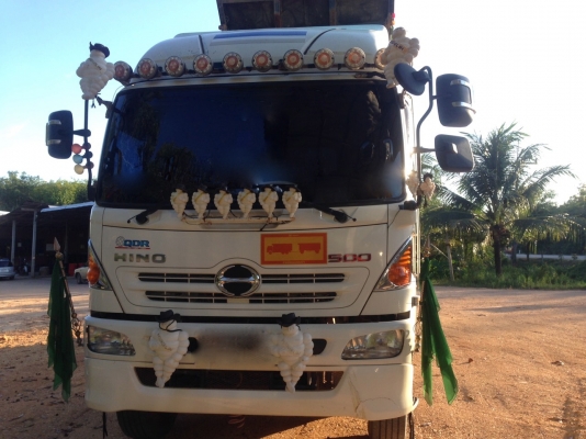 รถฮีโน่ 10 ล้อดั้ม FM1A 344 แรงม้า. ปี 55. ( รถวิ่ง 14x,xxx กม. )     สนใจติดต่อ  081 - 6079515