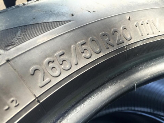 ยาง Nitto 420s Japan 265/50/20 ปี13 ดอกสวยๆเต็มๆ ไม่กินข้าง