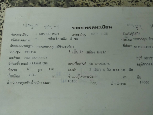 สิบล้อ มิตซู FUSO 215 6D15 เพาเดียว สภาพดีสวยบางเดิมพร้อมใช้ ทะเบียนพร้อมโอน สิบล้อ มิตซู FUSO 215 6D15 เพาเดียว สภาพดีสวยบางเดิมพร้อมใช้ ทะเบียนพร้อมโอน