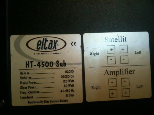 ขายลำโพง ซับวูฟเฟอร์ พร้อมตู้