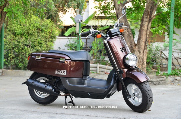 ขาย Yamaha Vox DeLuxe ปี08 สีน้ำตาล ประกอบใหม่ มือ 1 เมืองไทย สภาพเยี่ยม