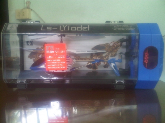 เฮลิคอปเตอร์(จิ๋ว)บังคับวิทยุ รุ่น LS-Model 3.5ch + Upgrade gryo NEW กล่องพลาสติกใส