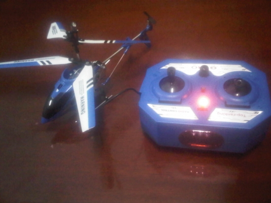 เฮลิคอปเตอร์(จิ๋ว)บังคับวิทยุ รุ่น LS-Model 3.5ch + Upgrade gryo NEW กล่องพลาสติกใส