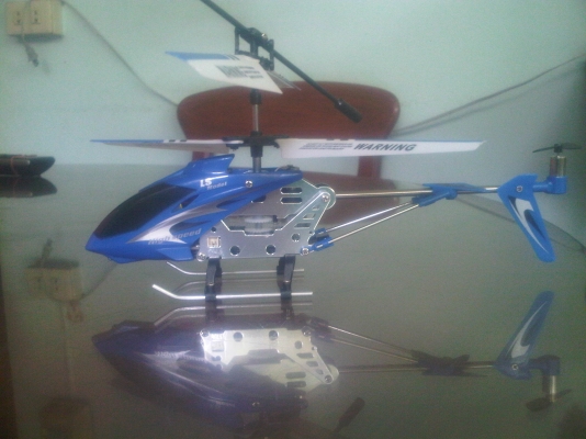 เฮลิคอปเตอร์(จิ๋ว)บังคับวิทยุ รุ่น LS-Model 3.5ch + Upgrade gryo NEW กล่องพลาสติกใส