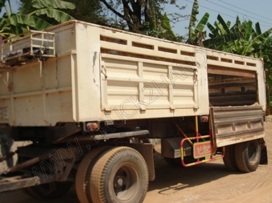 รถบรรทุก พ่วงแม่-ลูกดั๊มพ์ ยี่ห้อ HINO รุ่น FM3M 240 แรงม้า