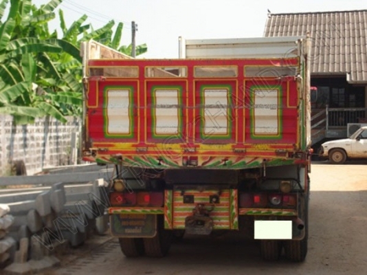 รถบรรทุก พ่วงแม่-ลูกดั๊มพ์ ยี่ห้อ HINO รุ่น FM3M 240 แรงม้า