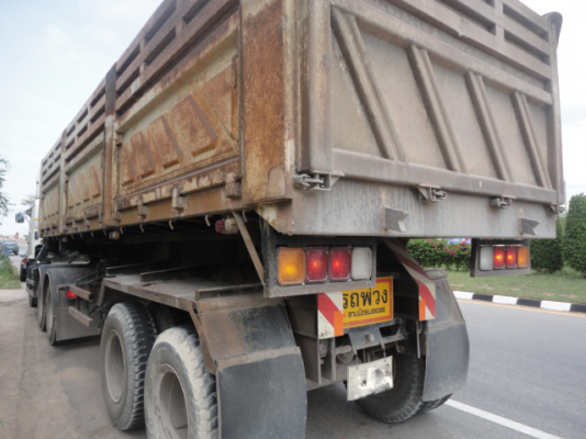 10 ล้อหัวลาก HINO 260 พร้อมหางดั้ม 2 เพลา ปี 47 พร้อมใช้