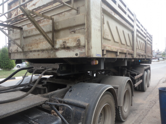 10 ล้อหัวลาก HINO 260 พร้อมหางดั้ม 2 เพลา ปี 47 พร้อมใช้