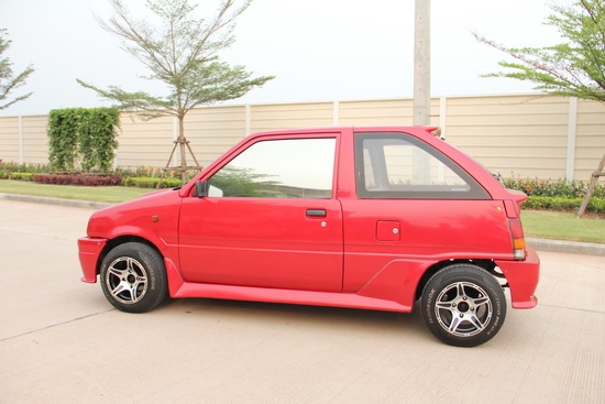 มิร่า กระบะ ใส่หลังคา สามารถถอดออกได้ครับ ภาษีไม่ขาด ชุดโอนครบ ล้อซิ่งๆ