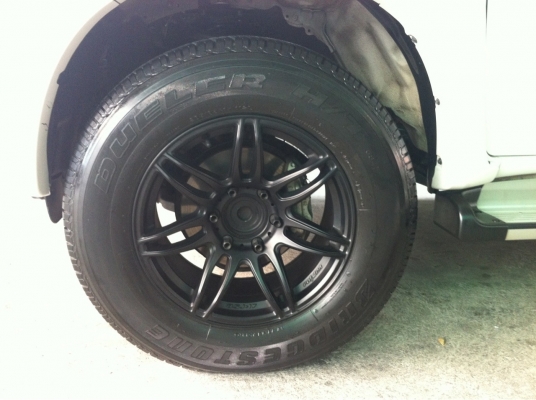 ขายล้อแม็กซ์ลาย project D 17" พร้อมยาง 4เส้น