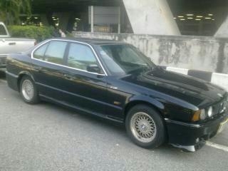 BMW E34 525i ปี92 เครื่องเดิมหัวฉีด  สีสวย ขายถูก พร้อมโอน