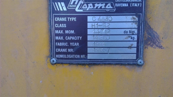 @@___เครนพับ 14 ตัน ของอิตาลี่ ยี่ห้อ COPMA สภาพใช้งานได้___@@