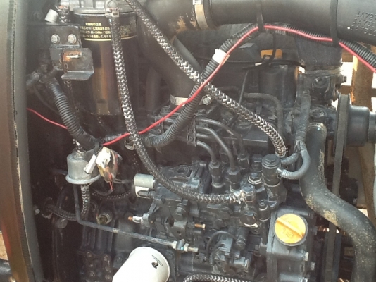 ยันร์ม่า EF 453 T 4 WD 2 เพลา พร้อมโรตารี่ 1.80 เมตร ทำงาน 1056 ชั่วโมง