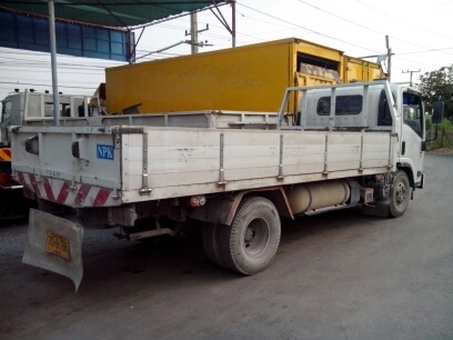 6ล้อ NPR 150HPยาว5ม.NGVมี2คันT. 089-1277731