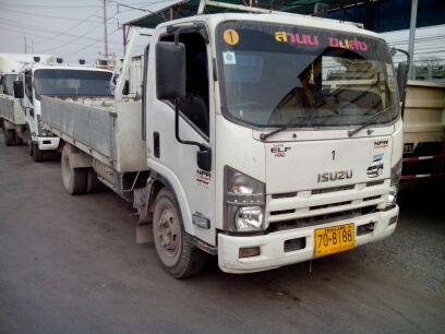 6ล้อ NPR 150HPยาว5ม.NGVมี2คันT. 089-1277731