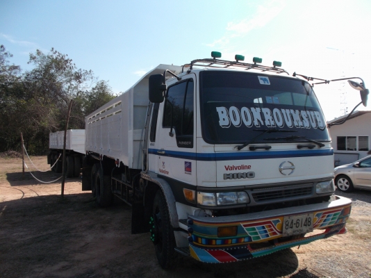 ขายด่วนรถสิบล้อสองเผลาHINOFM3Hเครื่อง195แรงม้า