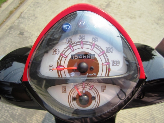 6 เดือน..แดง เด่น เดิ้น Suzuki Jelato Jack 999 หัวฉีด 125 cc รถดี ขี่คุ้ม เพียง  บาทเท่านั้น